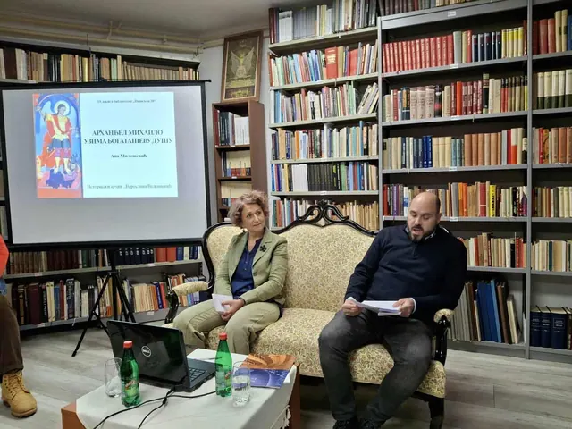 Промоција књиге „Арханђел Михајло узима богаташеву душу“