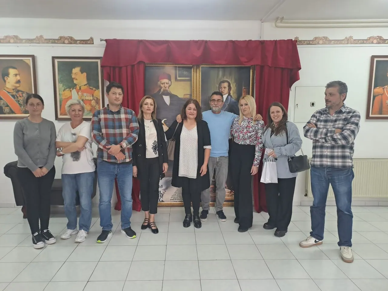 Колеге из Историјског архива Сомбор са запосленима Архива